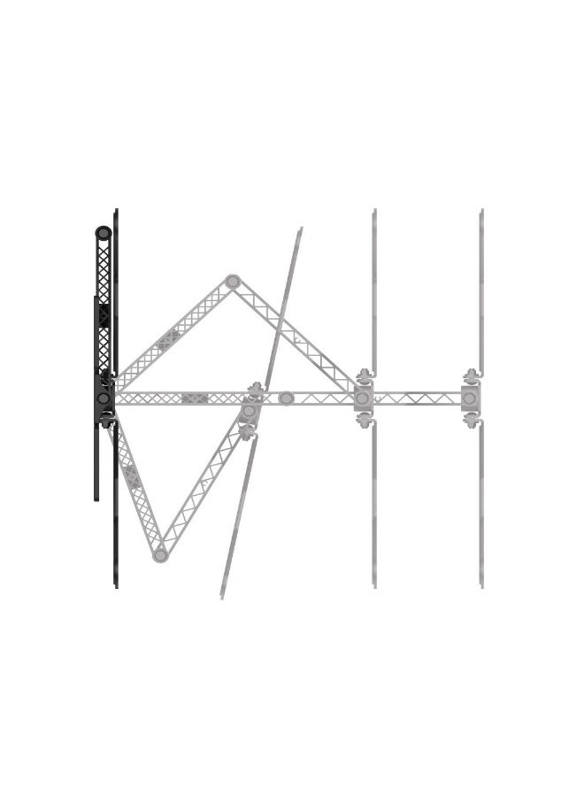 هاما حامل جداري للتلفزيون من هاما فول موشن "ألترا سليم"، مسطح للغاية، 400 × 400، 165 سم (65 بوصة)، أسود - Image 5